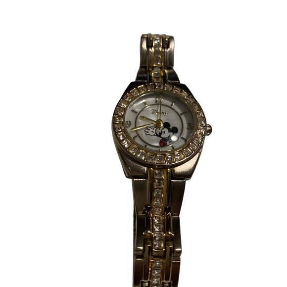 Adult Disney Mickey Mouse watch with little jewels by Accutime. - Picture 2 of 4